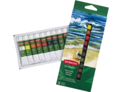 Conjunto Acuarela DERWENT Academy 12 tubos 12ml
