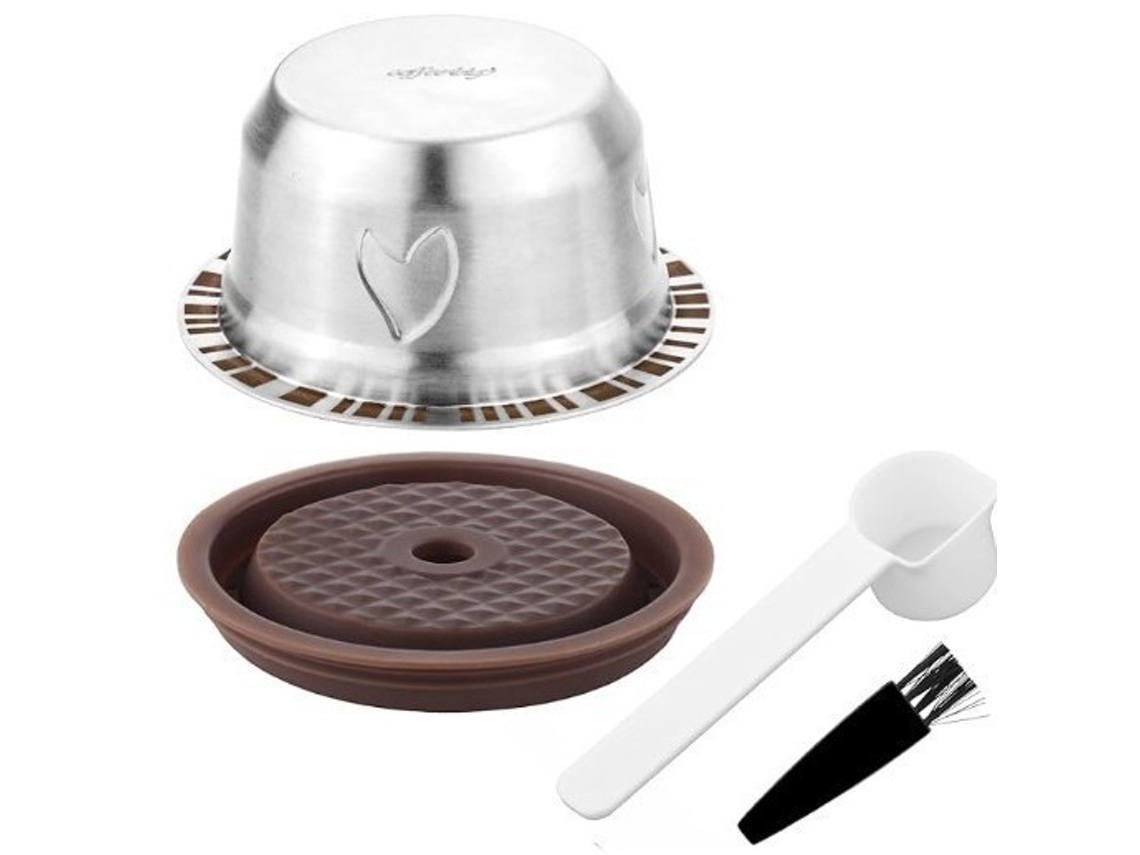 Juego De Cápsulas De Café Recargables De Acero Inoxidable 304 Para Delonghi Ebnv150 Digitallab (230 Ml)
