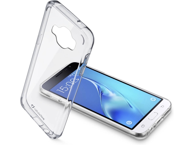 Carcasa Samsung Galaxy J1 2016 CELLULARLINE Clear Duo Transparente