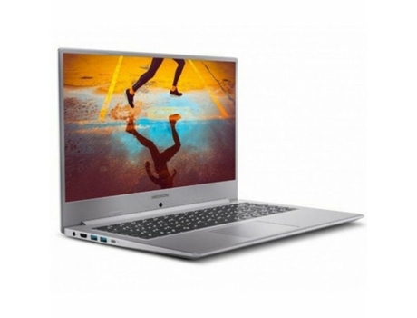 Laptop MEDION Akoya S15449 MD62011 (Gris - 256 GB SSD - 8 GB RAM - 15,6 - Qwerty Español - Intel Core i5 - Intel)
