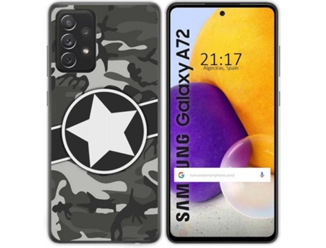 Carcasa Samsung Galaxy A72 TUMUNDOSMARTPHONE Camuflaje 02 Multicolor