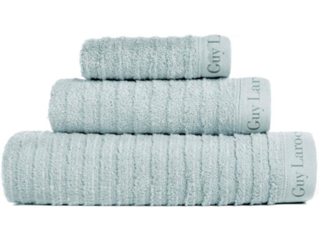 Juego de Baño 3Pcs GUY LAROCHE Palace (Azul Mar - Algodón - 30 x 50, 50 x 100, 70 x 140 cm)