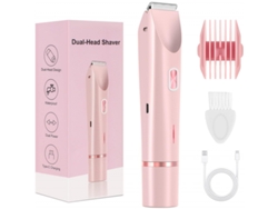 Recortadora Femenina 2 En 1, Indolora E Impermeable, Para La Depilación De Zonas Íntimas Y Todo El Cuerpo, Compacta, Recargable, Para Uso En