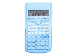 Calculadora Científica De 12 Dígitos, 240 Funciones, Pantalla Grande Con Tapa Deslizante Azul.