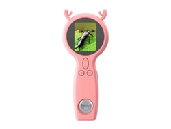 Microscopio portátil para niños con lupa digital HD, dos lentes y funciones multifuncionales.