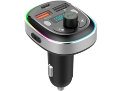 Adaptador Transmisor Fm Bluetooth 5.3 Para Radio De Coche, Cargador De Coche Pd De 30 W Y Qc3.0