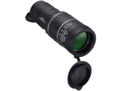 Prismáticos ENKERS 48X HD Starscope Monocular con soporte para teléfono inteligente y trípode Impermeable Observación de aves Camping Cam-Negro