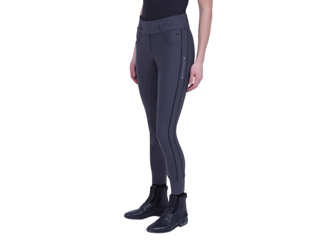 Leggings de Mujer para Equitación HV POLO Mallas Full Grip Gris (38)