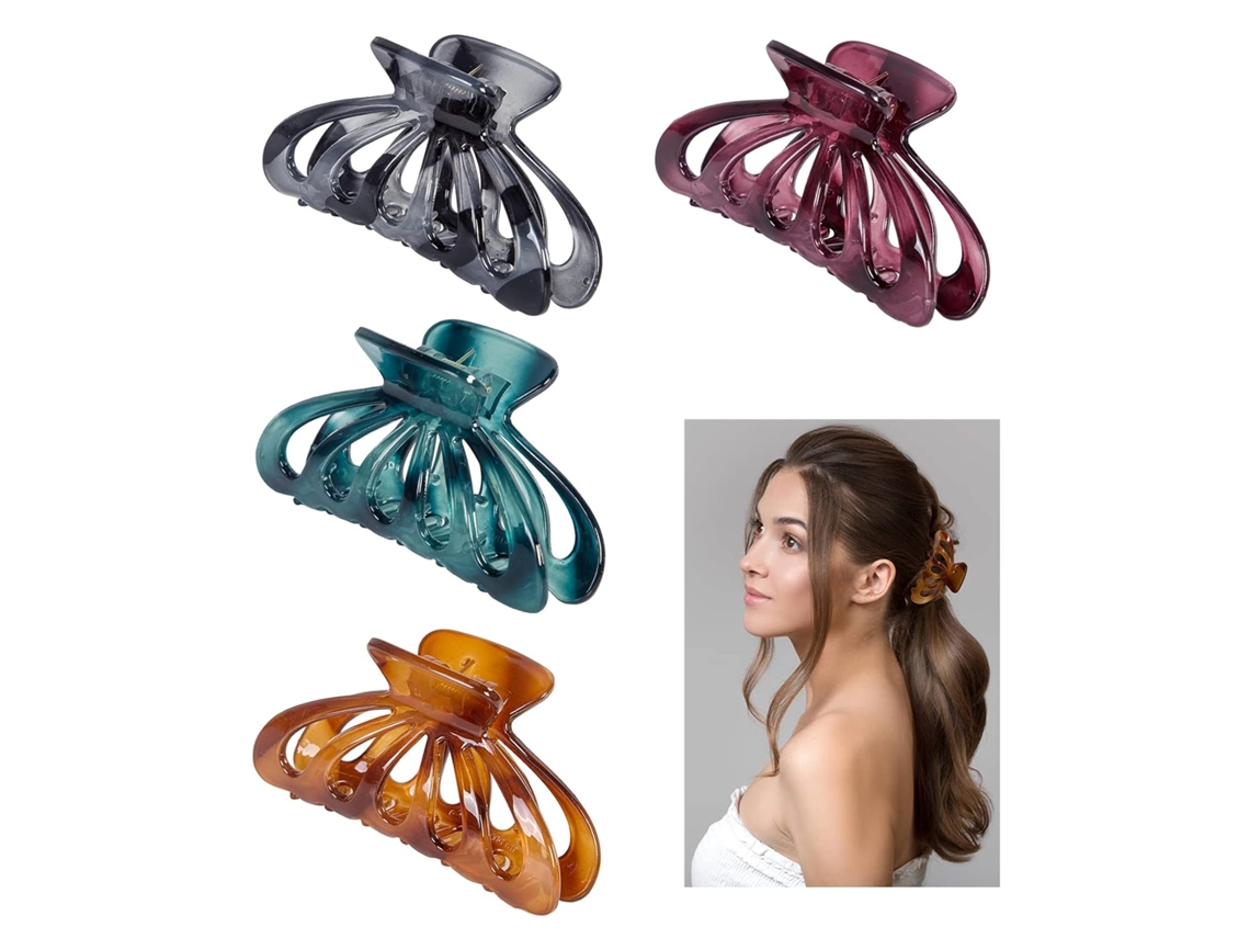 Clips Jumbo de 3,5 cristales (cabello grueso)