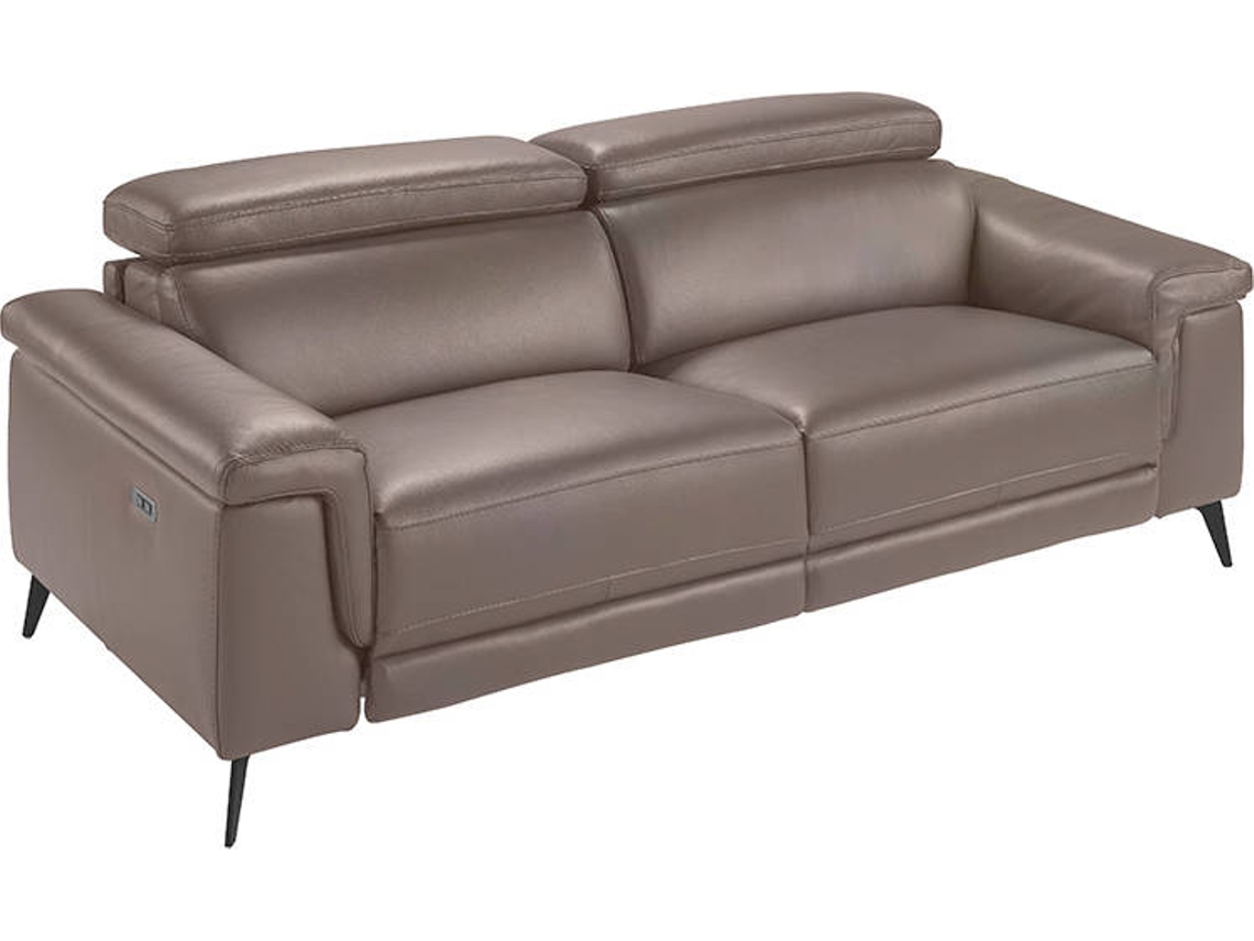 Sofá ANGEL CERDÁ S.L. 6105 (Negro, Gris - Madera, Poliuretano - 215 x 103 x 99 cm)