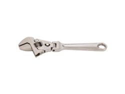 Llave Inglesa Plegable Multifuncional Ajustable Con Bloqueo De Trinquete Para Reparaciones Rápidas En Agua, Electricidad Y Baños (8 Pulgadas)