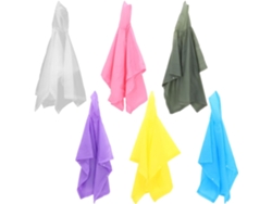 Conjunto De Poncho Impermeable Con Capucha De 6 Piezas: Abrigo Impermeable Para Hombre Y Mujer, Chaqueta Tipo Capa Reutilizable.