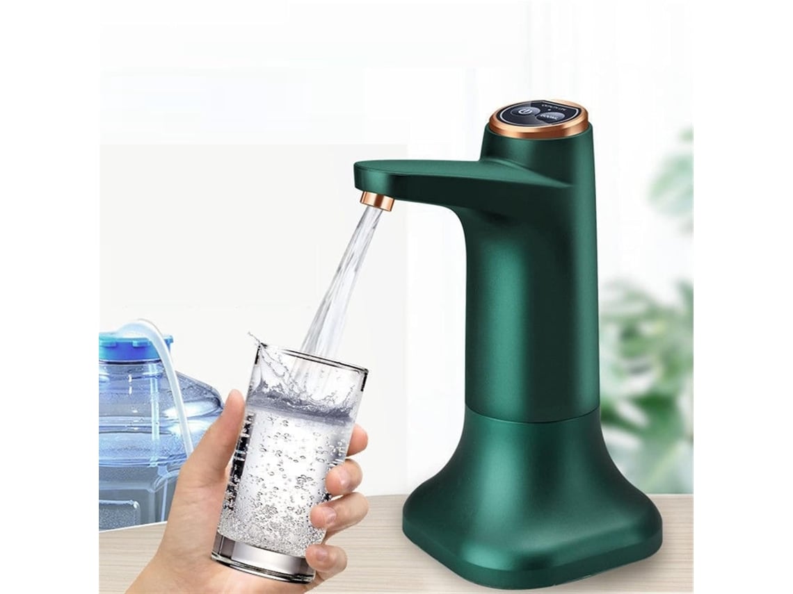 Dispensador De Agua Eléctrico Usb Con Base Desmontable Para 5 Galones Para Oficina En Casa Verde Gertiz
