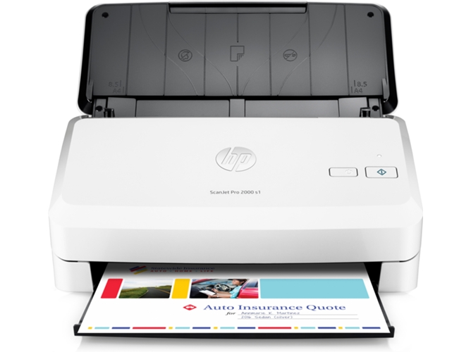 Hp Scanjet Pro 2000 s1 sheetfeed desplazamiento escaner documental 2500 usb 2.0