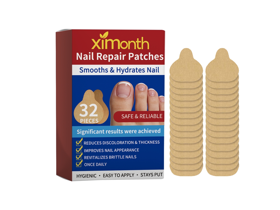 Parche para reparar las uñas de los pies