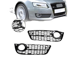 Rejilla de faro antiniebla, plástico, montaje delantero, reemplazo directo, para Audi A5 2007-2011, incluye lado izquierdo y derecho OEM