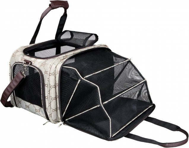 Transportín Para Perros trixie ajustable 33x32x54cm hasta 8 kg porte pequeño