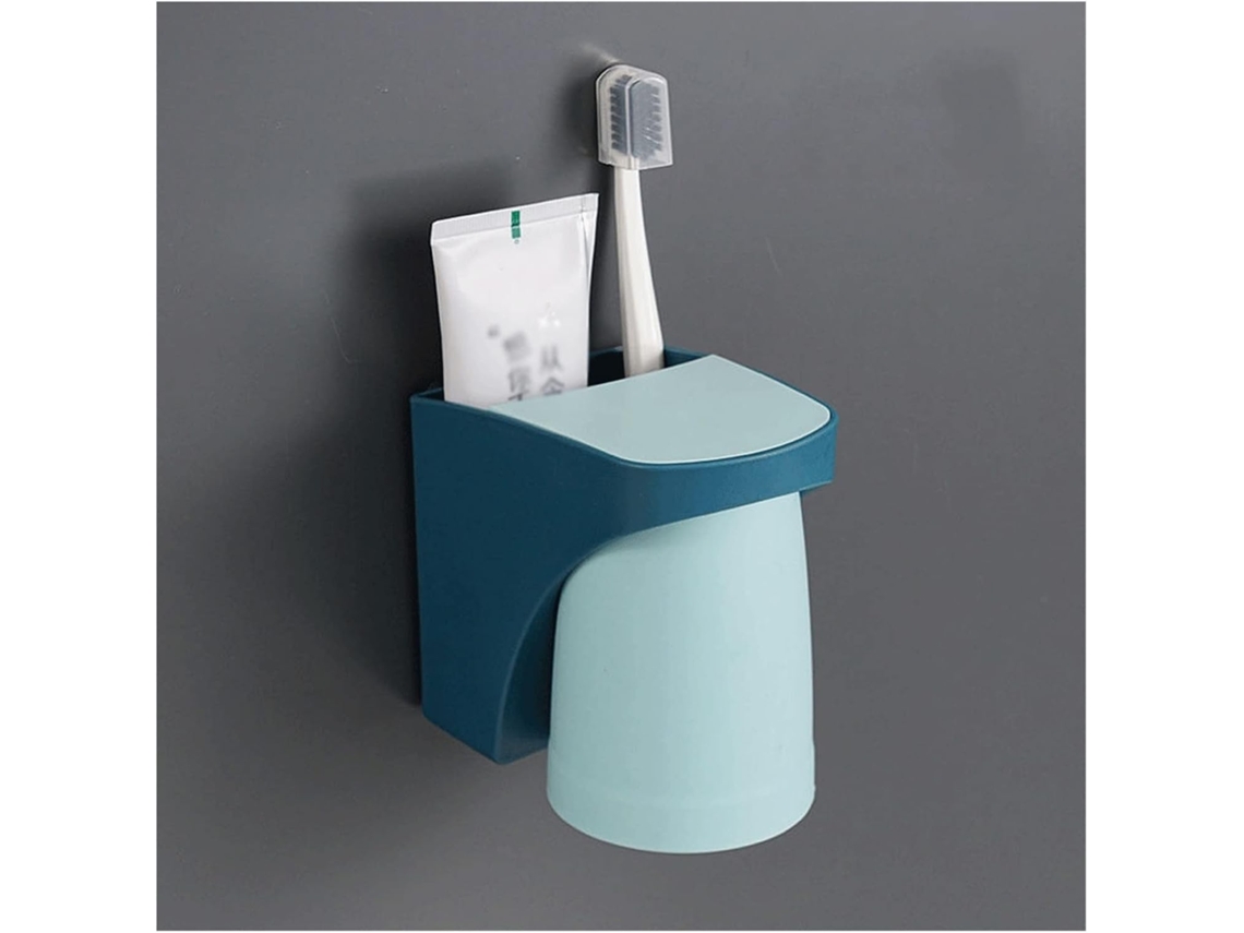 Juego de soporte y vaso magnético para dientes con instalación sin taladro | MISSCA
