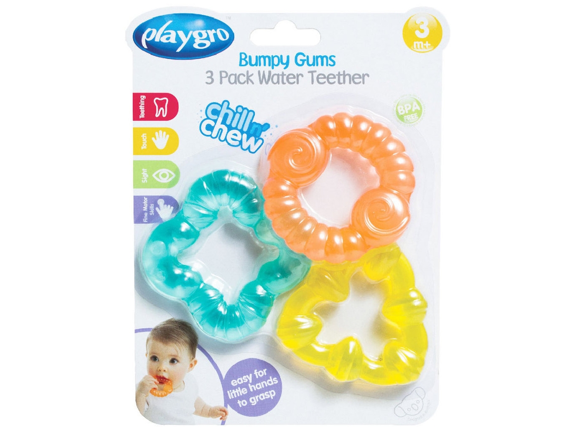 PLAYGRO Pack 3 Mordedor de Agua