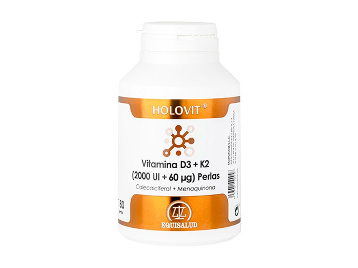 Holovit Vitamina D3 2000Ui K2 60 Mg 50 Perlas EQUISALUD