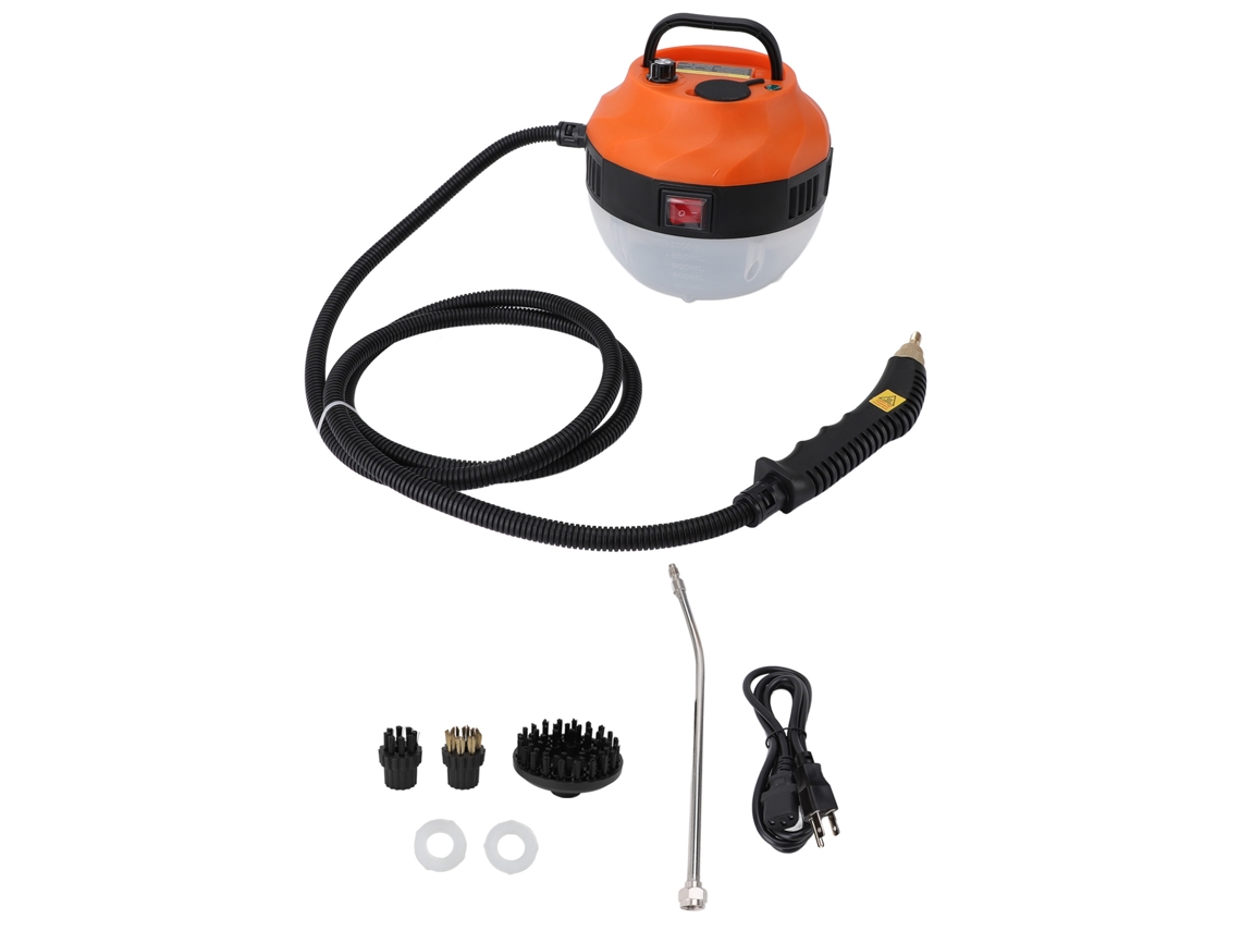 Limpiador A Vapor De Alta Presión De 2500 W Con 6 Velocidades, Portátil, Con 3 Cepillos, Para Cocina Y Baño, 110 V
