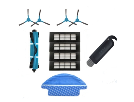Filtros de cepillos laterales de cepillo principal de paño de fregona, para Cecotec Conga 3090, accesorios de repuestos de aspiradora de filtro (11...