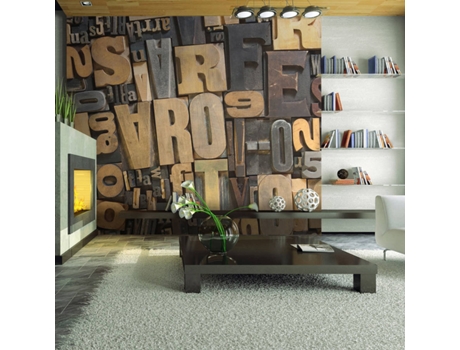 Papel de Pared ARTGEIST Carta de Madera (350x270 cm)