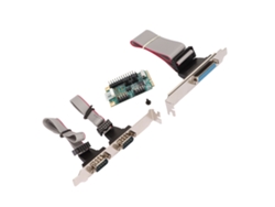 Tarjeta De Expansión Serial-paralela Mini Pcie Con 2 Puertos Rs232 Y Adaptador De Puerto Lpt Para Impresora