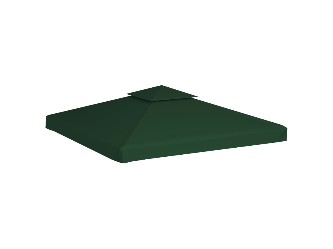 Cubierta de repuesto para cenador 310 g/m² verde 3x3 m Wsd374727 Lovely Home