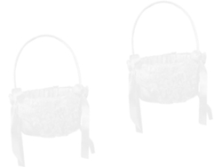 Piezas De Flor Blanca Decorativa Y Soporte Para Regalos De Recuerdo De Fiesta Para Bodas Y Fiestas Románticas.