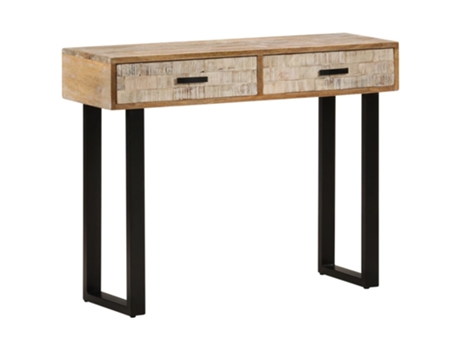 Mesa consola VIDAXL Marrón Madera (100x30x75 cm )