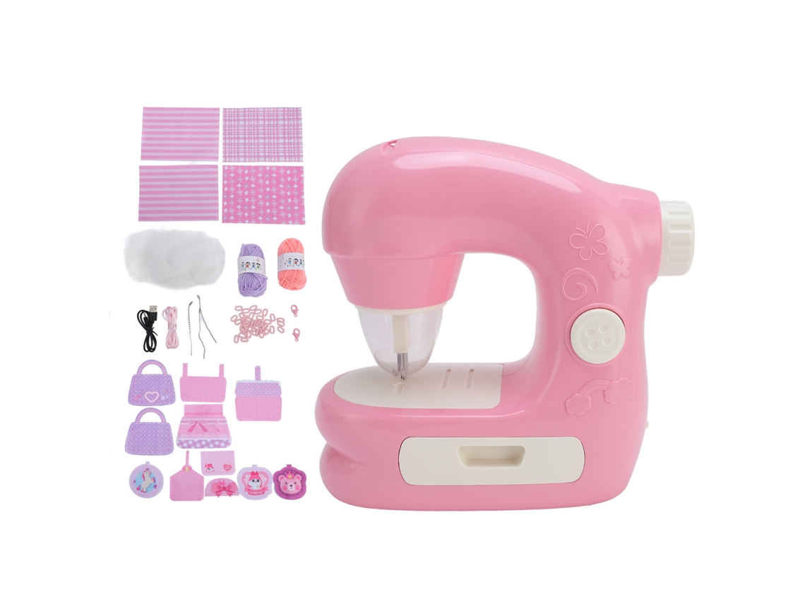 Kit de máquina de coser para niños - Pequeño juguete de costura para armar