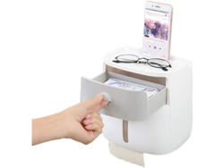 Dispensador De Toalla De Papel De Pared Con Cajón Pequeño Y Estante Superior Multifuncional