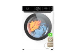 Evvo Lavadora 10 Kg Nova Q10, 1400 Rpm, Clase A, Motor Inverter Edrive, 14 Programas, Vapor Steam Wash, Lavado Rápido 15', Blanca.