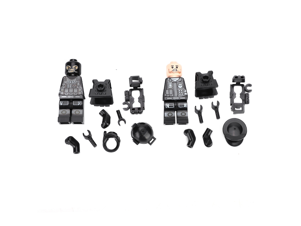 Juego De 12 Figuras De Soldados Militares Especiales, Bloques De Construcción De Juguete.