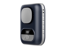 (azul) Mini Ventilador De Cintura Portátil Ultrafino De 3 Cm, Batería De 4000 Mah
