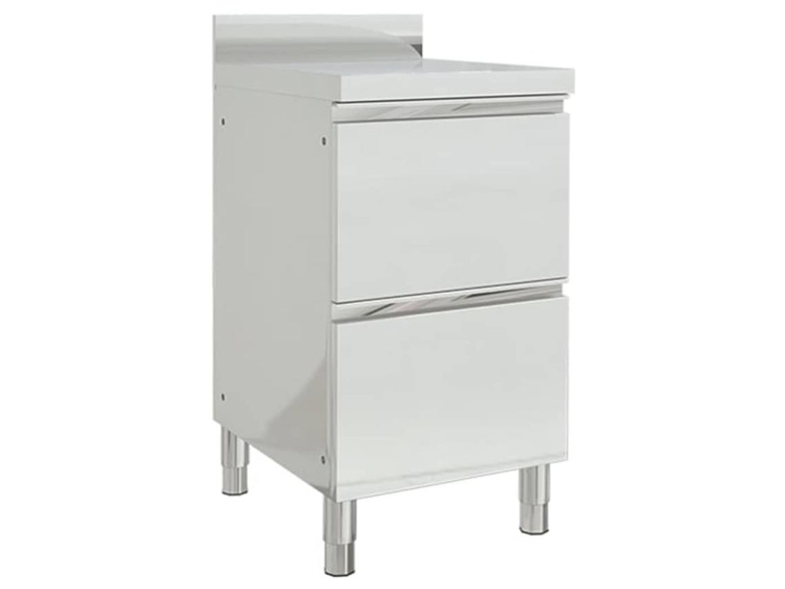 Maison Exclusive - Armarios De Cocina Comerciales 2 Unidades 50x60x96 Cm Acero Inoxidable