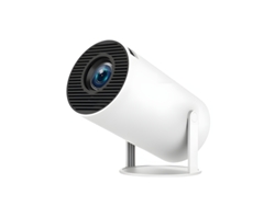 Proyector inteligente Szsmart Hy300 Pro con sistema Android, corta distancia, alta definición, rotación completa, inalámbrico, blanco
