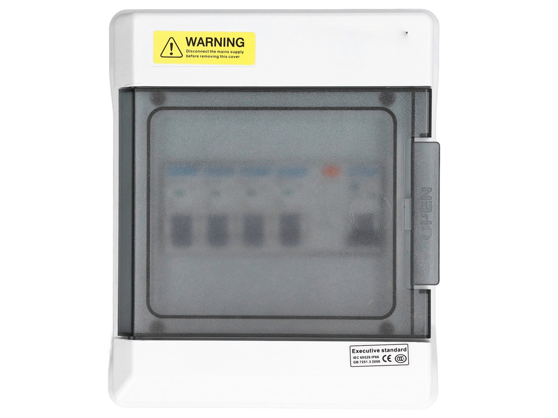 Disjuntor de Fuga Veloriskku Mini 4 Vias 63A 30mA RCD+MCB
