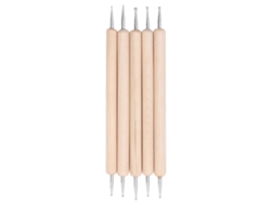 5 Piezas De Estilo De Doble Punta Con Bola De Acero Inoxidable Para Pintura Y Grabado Diy