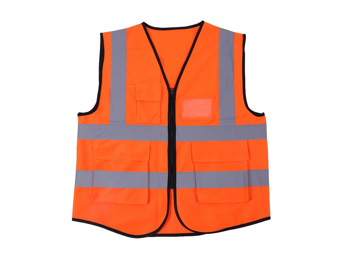 Colete Reflectiva Multicolor Segura Para Segurança (laranja)