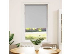 Maison Exclusive - Estor Enrollable Opaco Gris Claro 75x175 Cm Tela Ancho 70,7 Cm