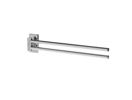 WJC215A0075001 NEXT Toallero Doble Giratorio Cromo COSMIC