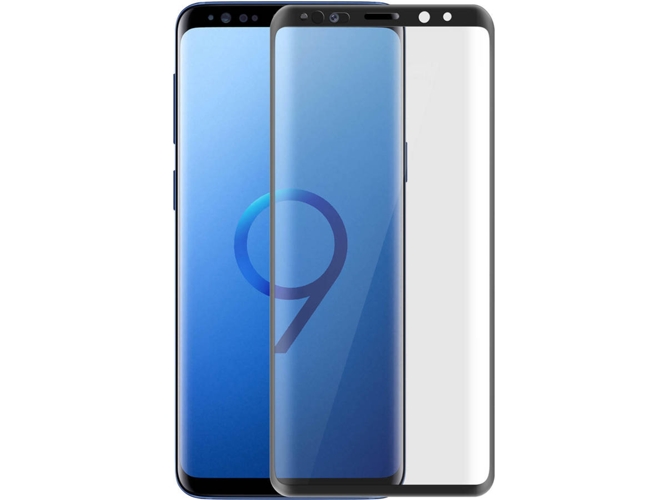 Protector de Cristal Templado AVIZAR Samsung Galaxy S9+ Negro