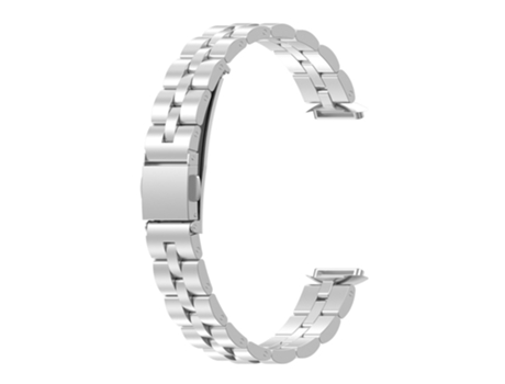 Correa de acero inoxidable Proceso de corte preciso de 3 cuentas. para Fitbit Luxe/Special Edition - plata