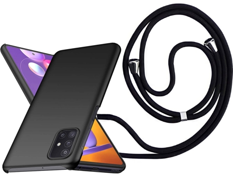 Funda Realme 7 4G Turtleshell Rígida con Collar Negro