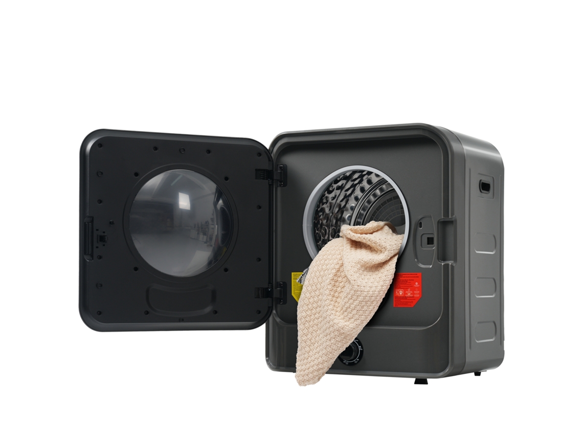 Secadora Ventilada 3 Kg 830w Inox, 5 Programas, Montaje Pared