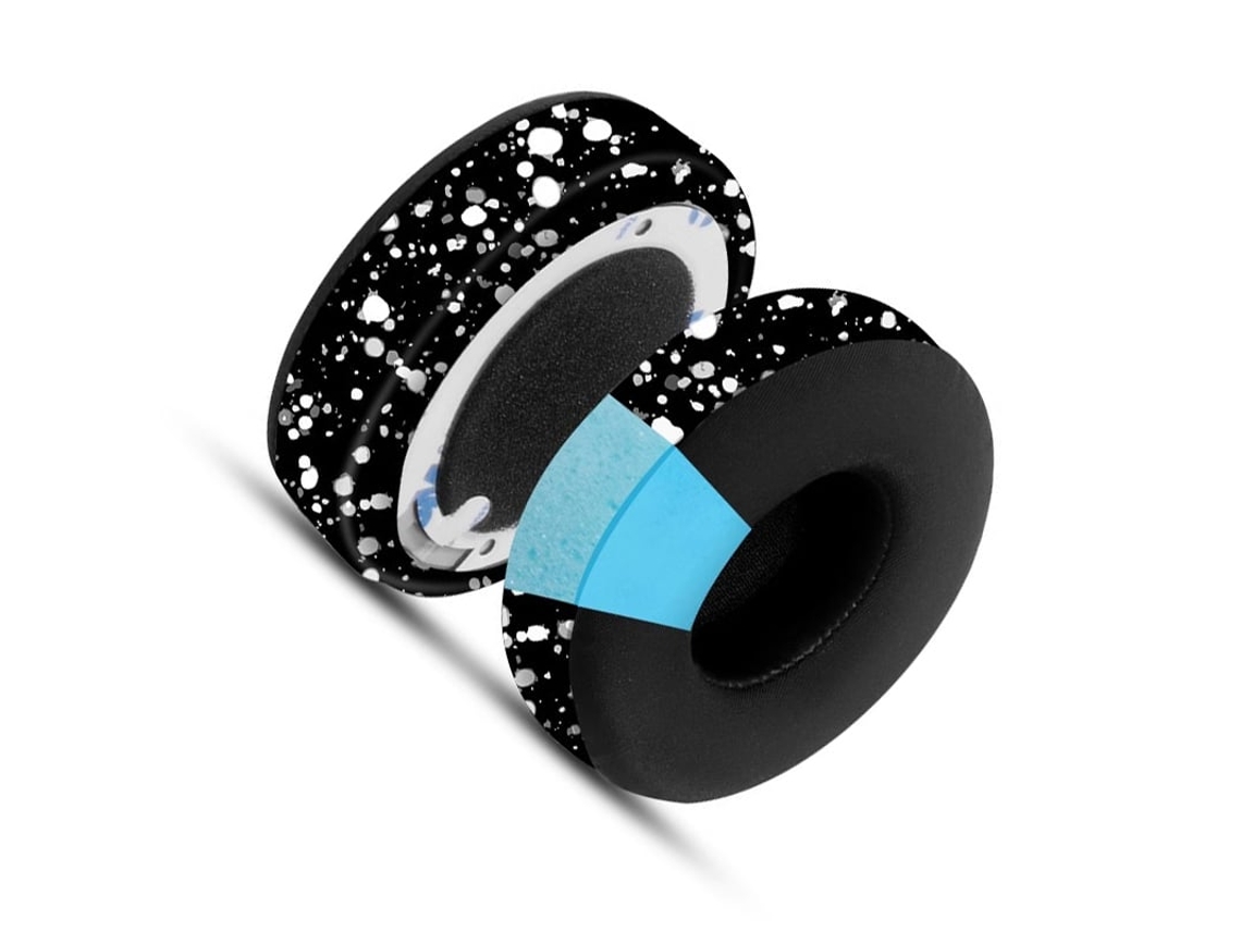 Almohadillas de repuesto Szsmart para auriculares Beats Studio 3/2, moldeadas en negro