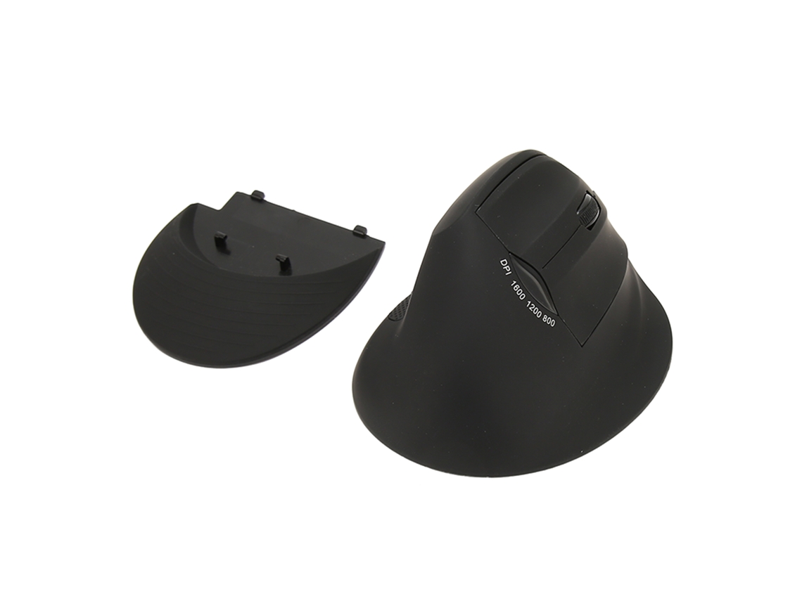 Baoj-2026rato Sem Fio Vertical Ergonómico 1600dpi Óptico Para Jogos E Trabalho Diário Com Base