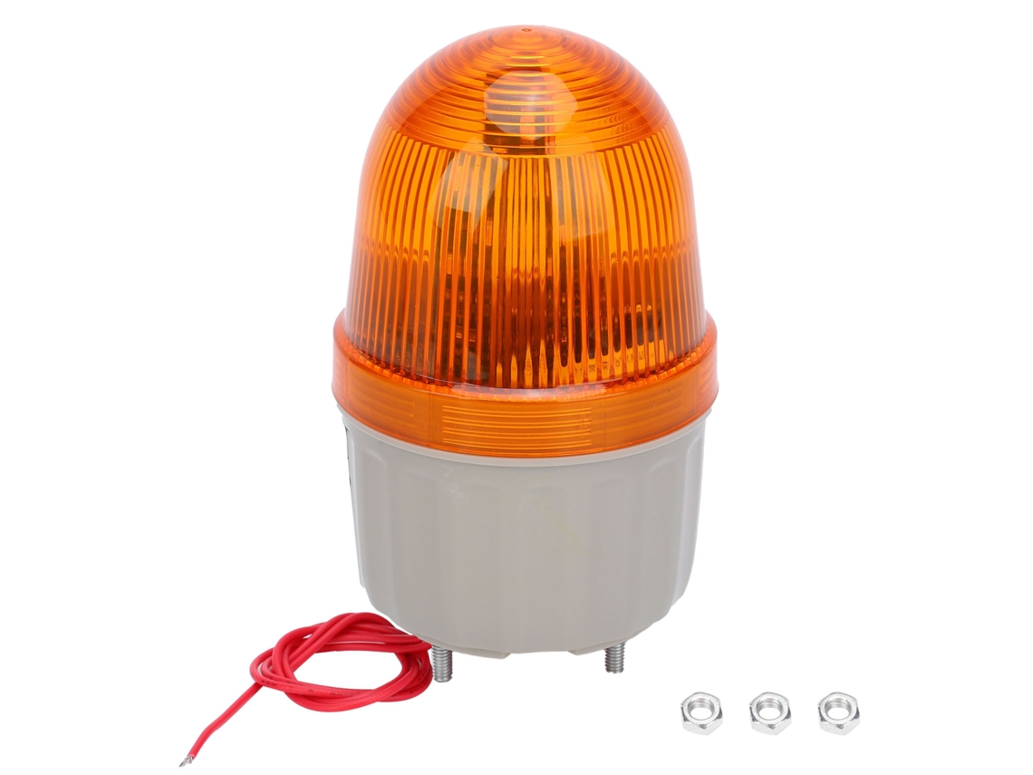 Lámpara De Alarma Led Berm Bem-2071 De 5 W Y 220 V Ca Con Luz Y Sonido, 360°, Resistente Al Agua, Para Fábricas Y Escuelas.